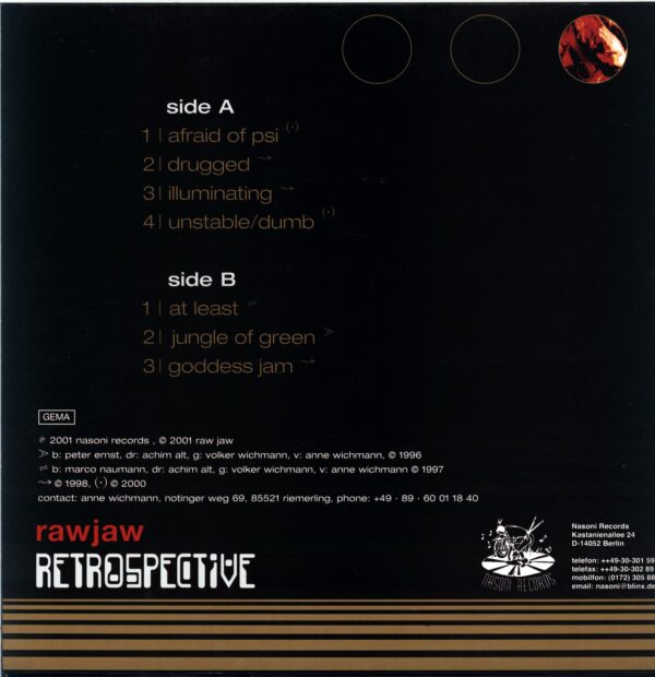 Rawjaw-Retrospective-LP Vinyl
