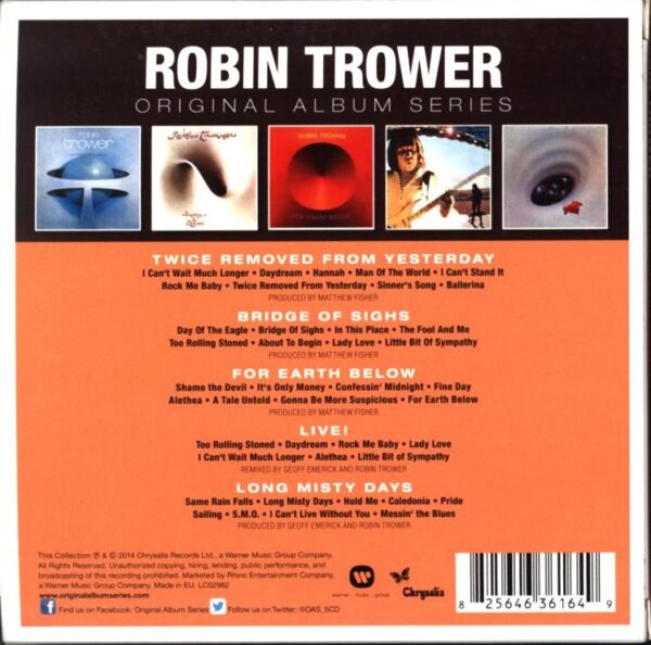 Robin Trower-Original Album Series-CD Box Set