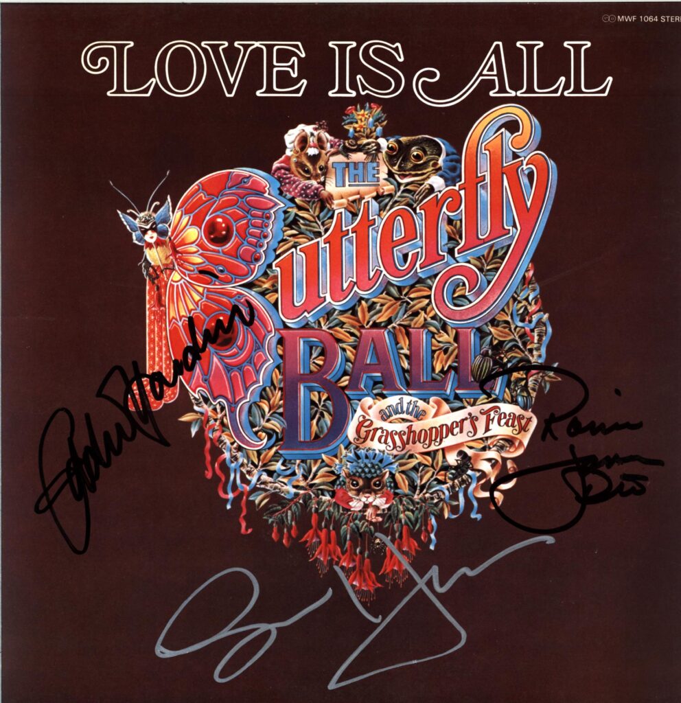 Roger Glover And Guests-The Butterfly Ball And The Grasshopper's Feast-LP Vinyl signed