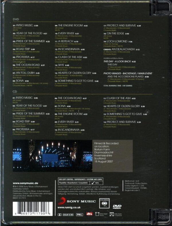Runrig-Beat The Drum (Drumnadrochit Loch Ness) Year Of The Flood-DVD