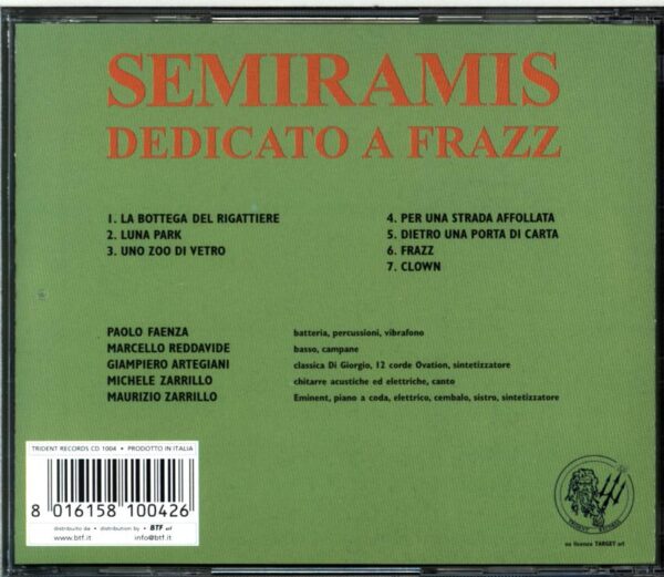 Semiramis-Dedicato A Frazz-CD