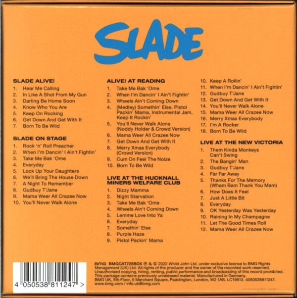 Slade-All The World Is A Stage-5CD box set