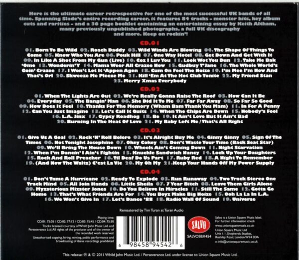 Slade-The Slade Box (A 4CD Anthology 1969 - 1991)-4CD set