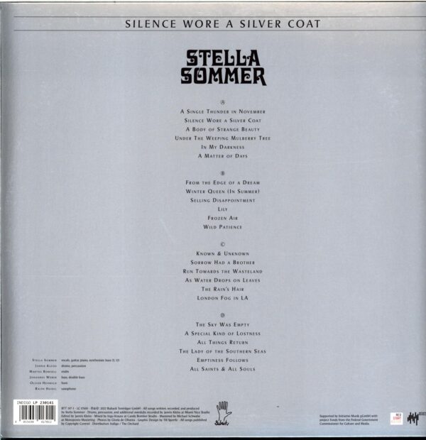 Stella Sommer-Silence Wore A Silver Coat-LP Vinyl