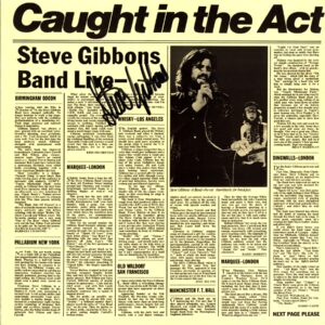 Steve Gibbons Band-Caught In The Act-LP Vinyl signed