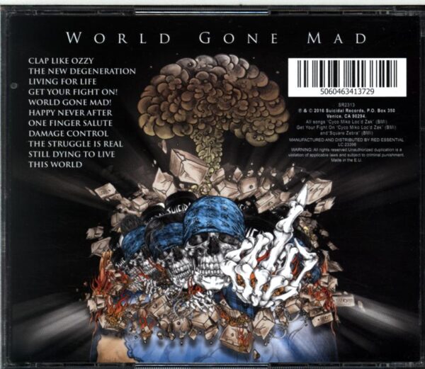 Suicidal Tendencies-World Gone Mad-CD