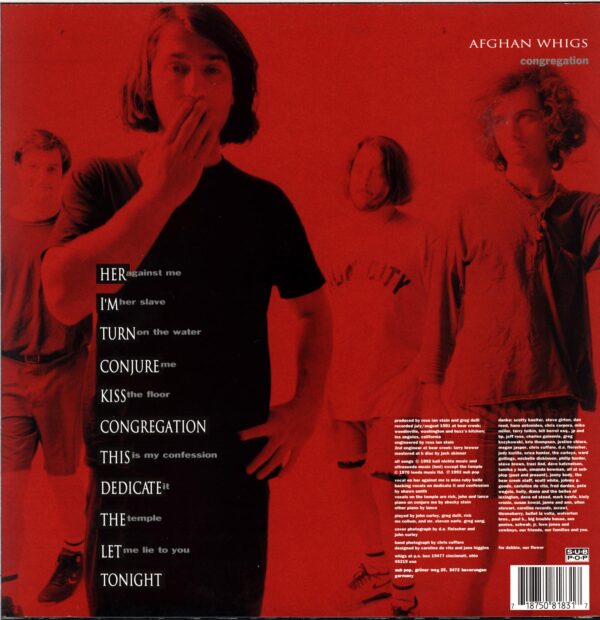 The Afghan Whigs-Congregation-LP Vinyl signed