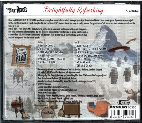The Giant Robots-Delightfully Refreshing-CD