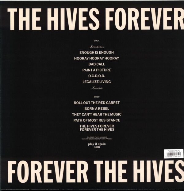 The Hives – The Hives Forever Forever The Hives - gold LP Vinyl