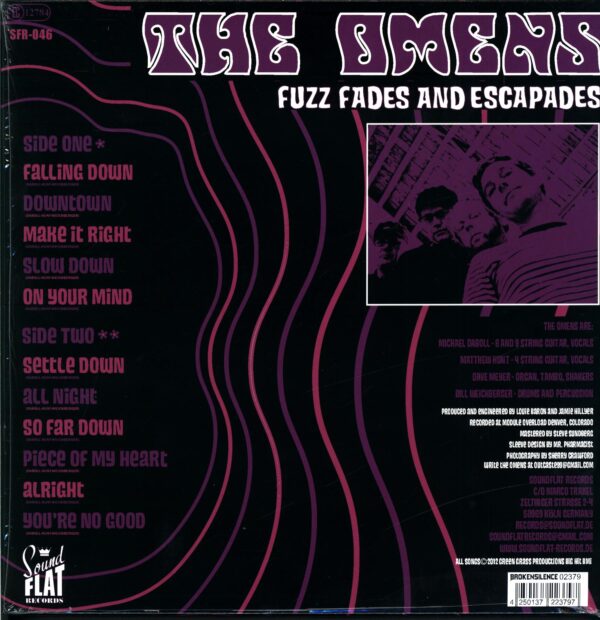 The Omens-Fuzz Fades And Escapades-LP Vinyl