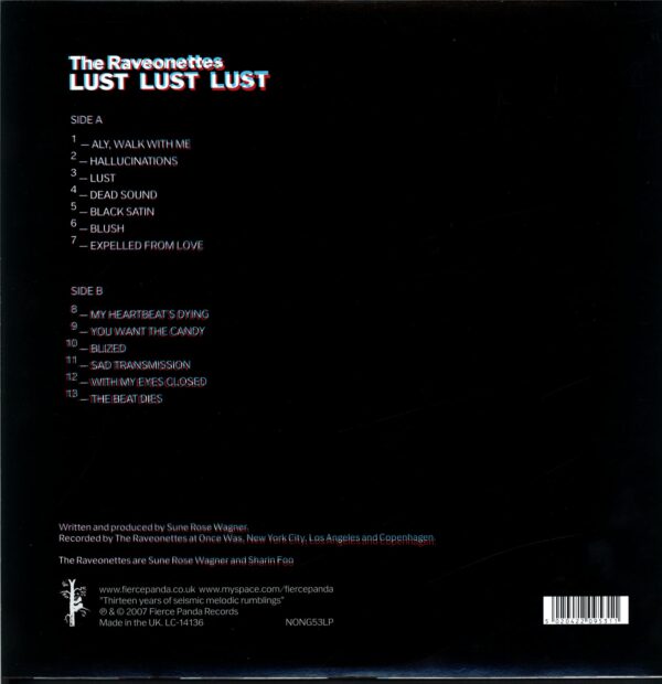 The Raveonettes-Lust Lust Lust Special Edition-LP Vinyl