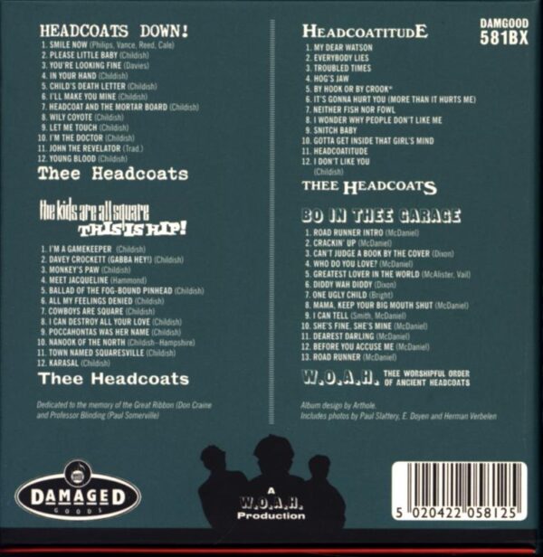 Thee Headcoats-Head Box-4CD Box Set