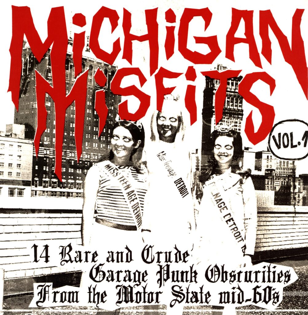 Various-Michigan Misfits Vol. 1 (14 Rare And Crude Garage Punk Obscurities From The Motor State Mid-60's)-LP Vinyl