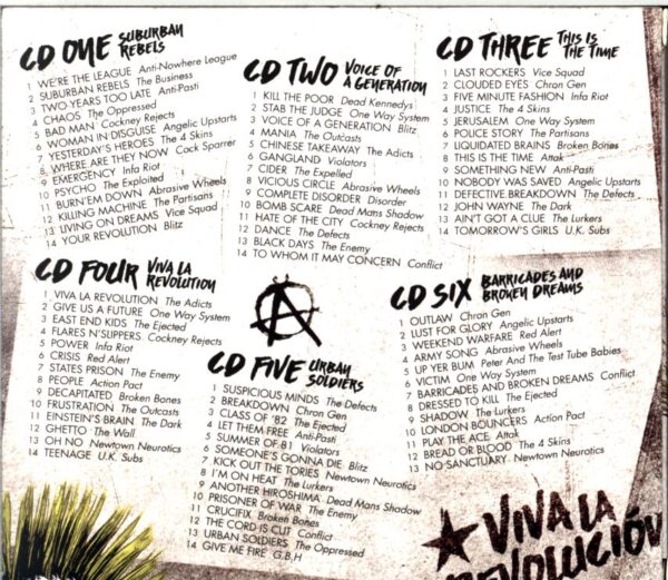 Various-The Street Punk Rock Box (The Second Wave Of UK Punk Rock)-6CD box set