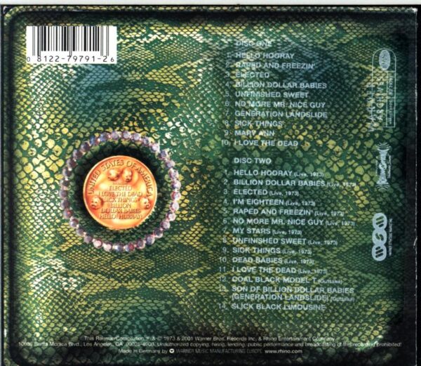 Alice Cooper-Billion Dollar Babies-CD