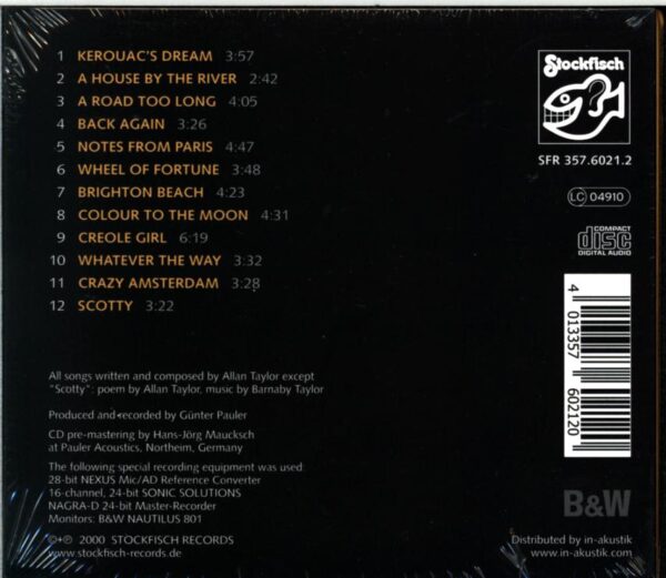 Allan Taylor-Colour To The Moon-CD