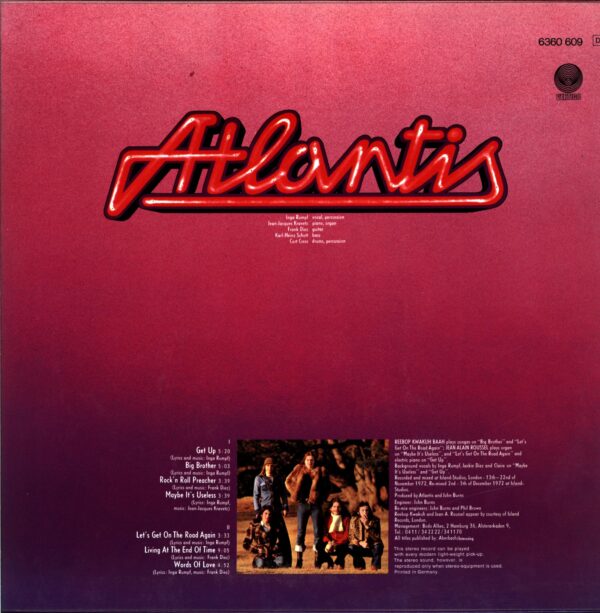 Atlantis-Atlantis D 1973-LP Vinyl