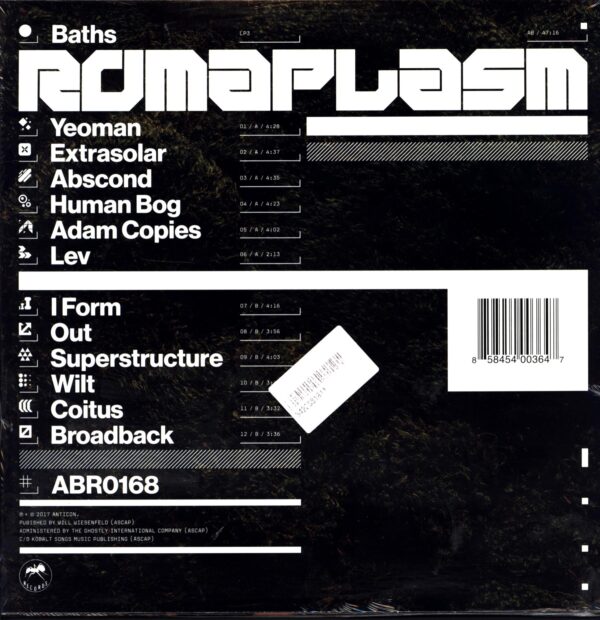 Baths-Romaplasm-LP Vinyl black