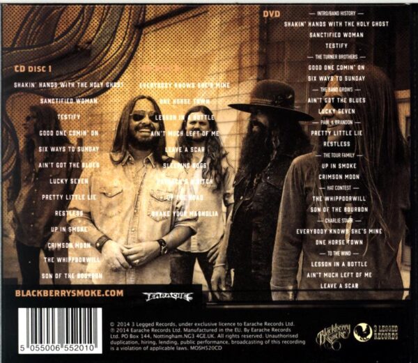 Blackberry Smoke-Leave A Scar Live -CD
