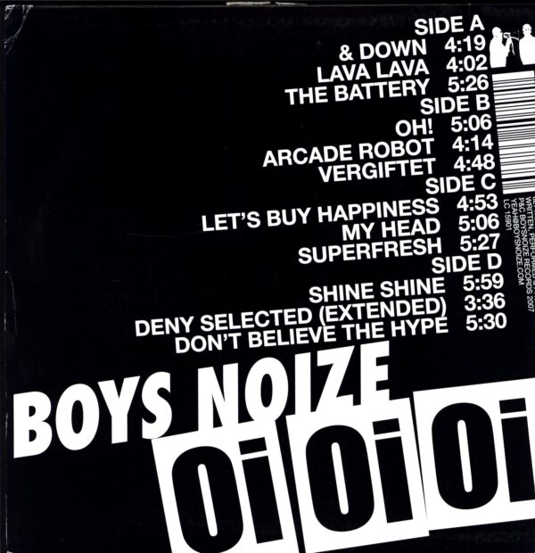 Boys Noize-Oi Oi Oi-LP Vinyl