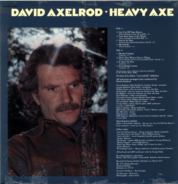 David Axelrod-Heavy Axe-LP Vinyl
