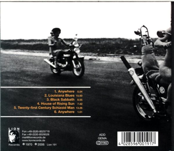 Flower Travellin' Band-Anywhere-CD