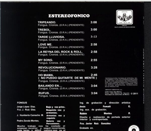 Fongus-Guadalajara Rock-CD
