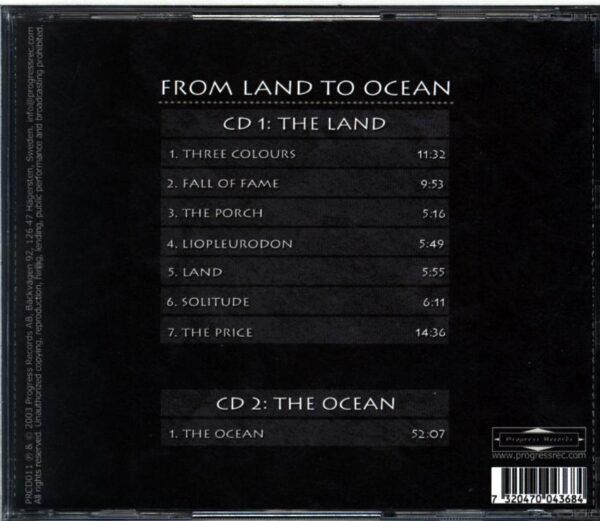 Galleon-From Land To Ocean-CD