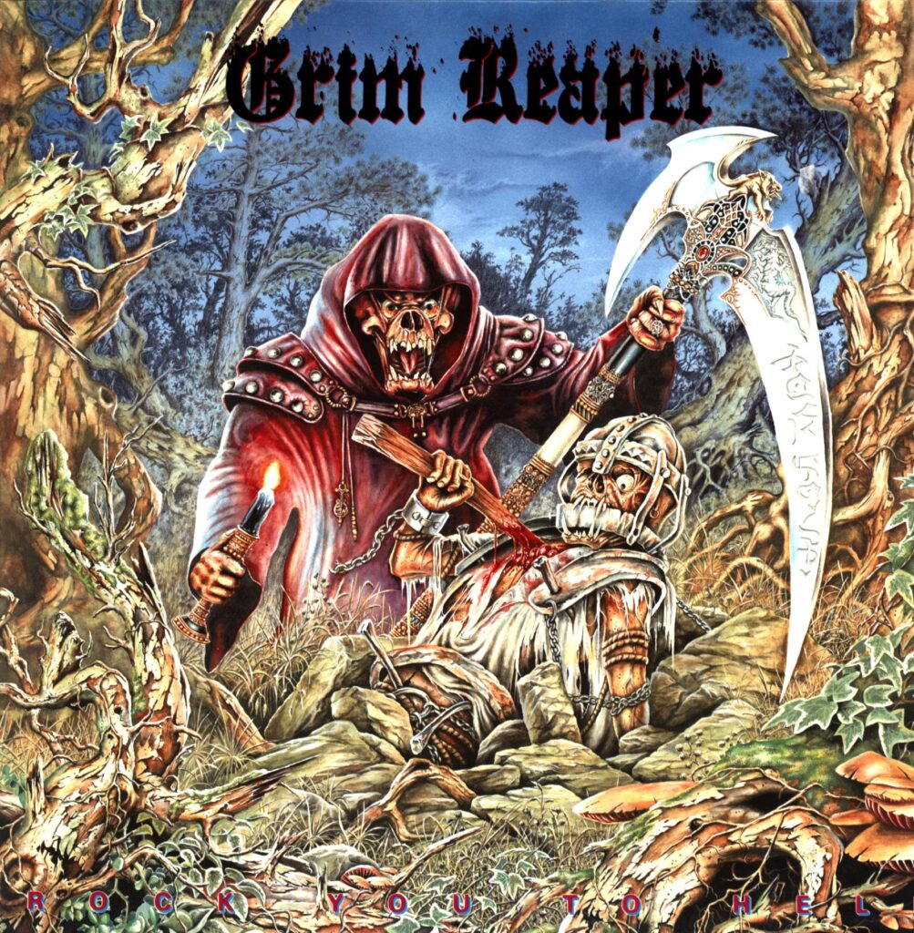 Grim Reaper-Rock You To Hell-LP Vinyl