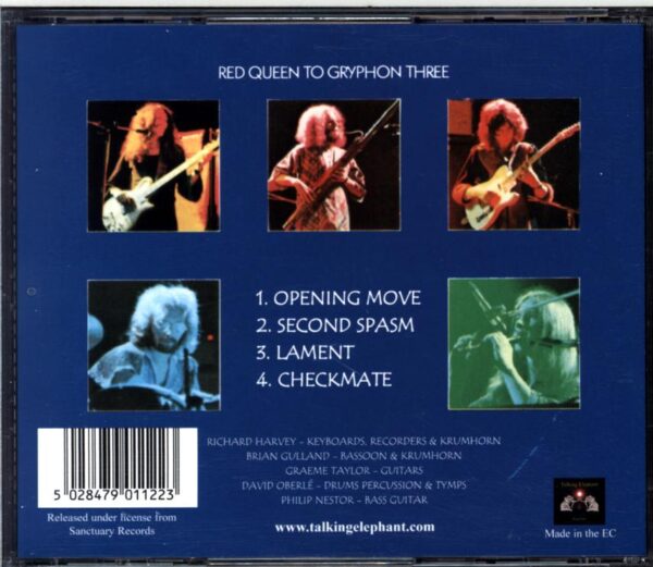 Gryphon-Red Queen To Gryphon Three-CD