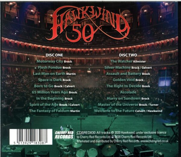 Hawkwind-Hawkwind 50 Live-CD