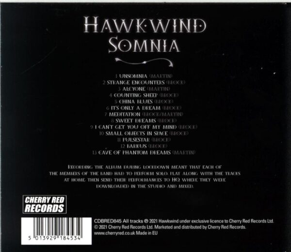 Hawkwind-Somnia-CD