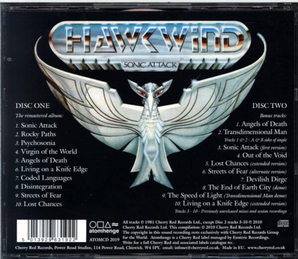 Hawkwind-Sonic Attack-CD