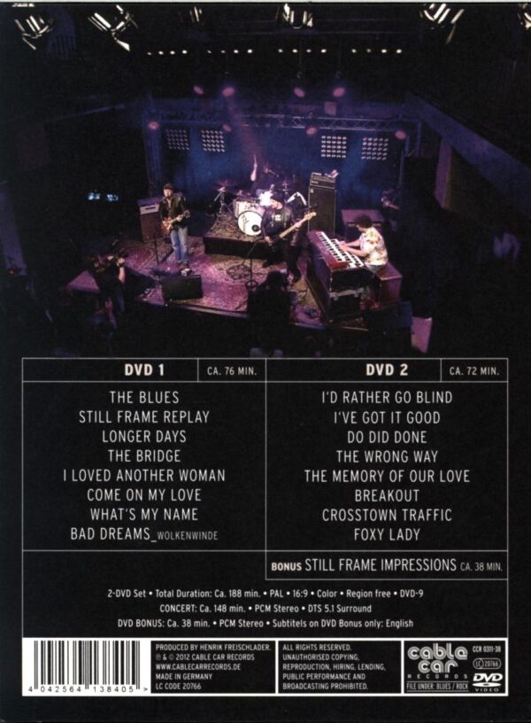Henrik Freischlader Band-Show47-DVD