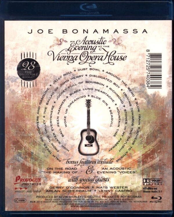 Joe Bonamassa-An Acoustic Evening At The Vienna Opera House-Blu-ray