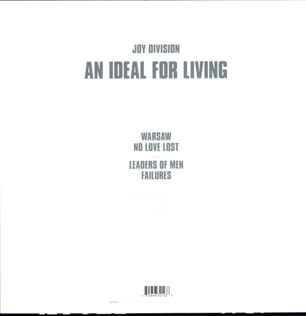 Joy Division-An Ideal For Living-12 Vinyl RSD 2014 EU