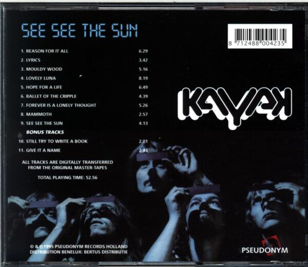 Kayak-See See The Sun-CD