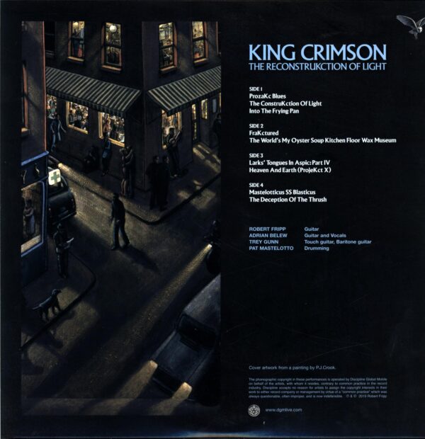 King Crimson-The ReconstruKction Of Light-LP Vinyl