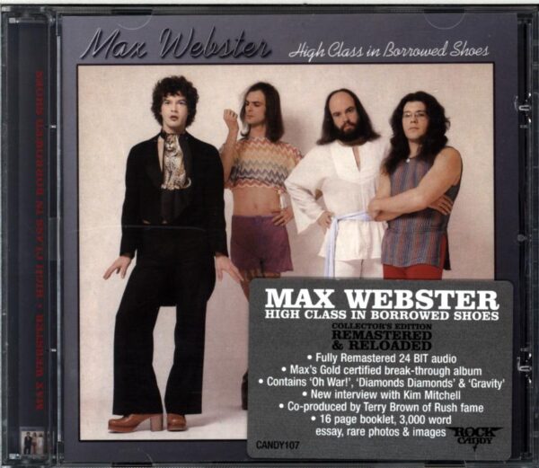 Max Webster-High Class In Borrowed Shoes-CD