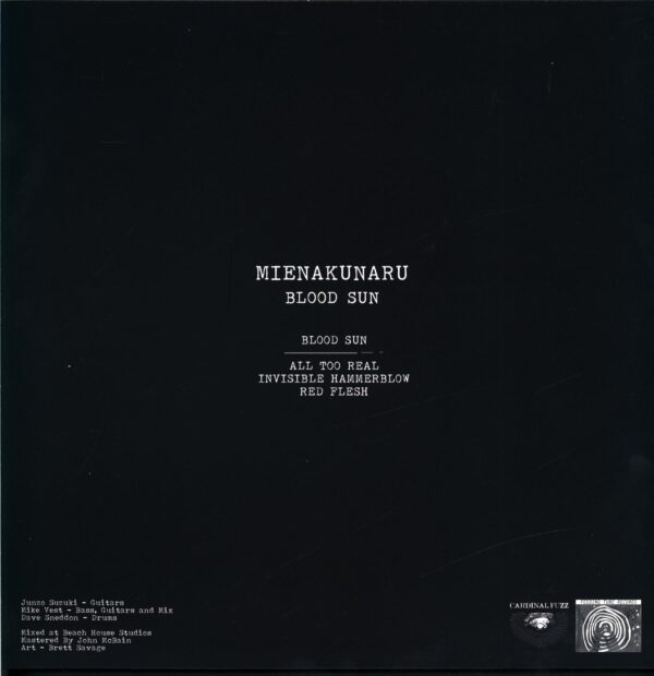 Mienakunaru-Blood Sun white-LP Vinyl
