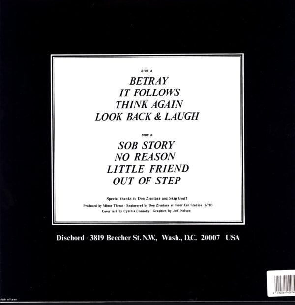 Minor Threat-Out Of Step-12 Vinyl 2007 white
