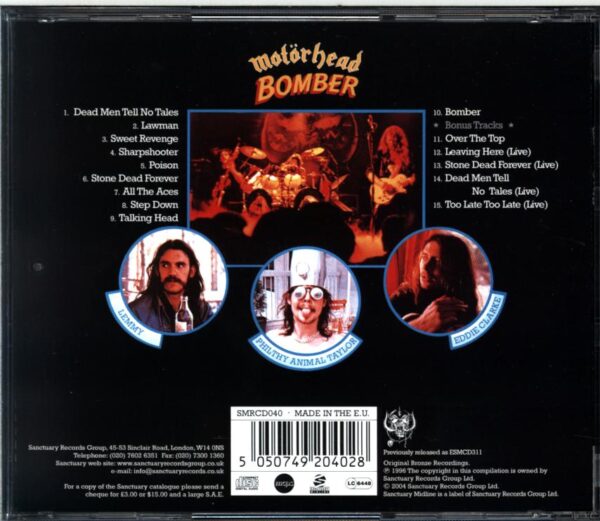 Motörhead-Bomber-CD
