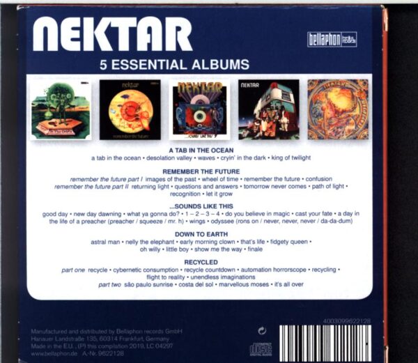 Nektar-5 Essential Albums-CD