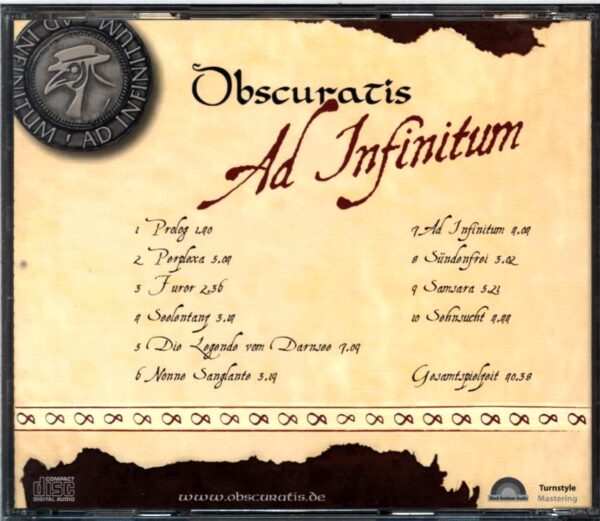 Obscuratis-Ad Infinitum-CD