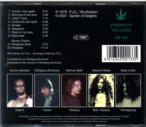 P₂O₅-Vivat Progressio - Pereat Mundus-CD