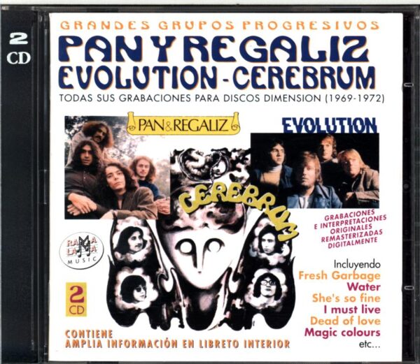 Pan Y Regaliz-Grandes Grupos Progresivos - Todas Sus Grabaciones Para Discos Dimension (1969-1972)-CD