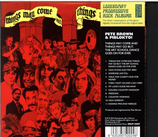 Pete Brown and Piblokto!-Things May Come And Things May Go But... The Art School Dance Goes On For Ever-CD