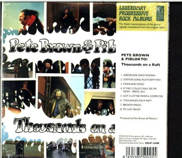 Pete Brown and Piblokto!-Thousands On A Raft-CD