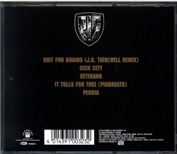 Pig-Shit For Brains-CD-Single