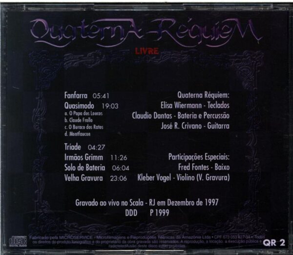 Quaterna Réquiem-Livre-CD